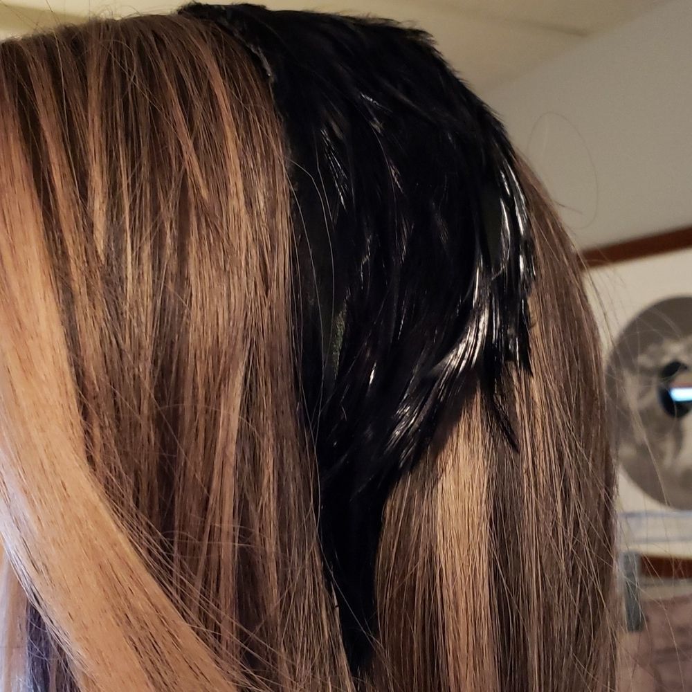 Vintage Raven Feather Head Hair Band / Head Piece‎
